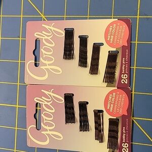 Goody Set of 26 Bobby Pins 2 packs (total 52 pins)